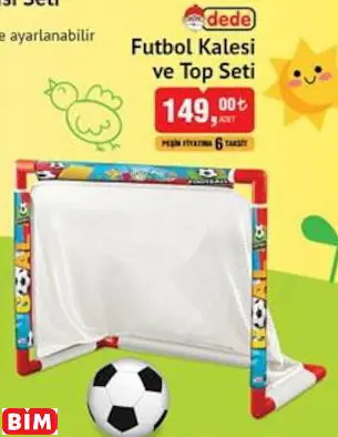 DEDE FUTBOL KALESİ VE TOP SETİ DEDE FUTBOL KALESİ VE TOP SETİ